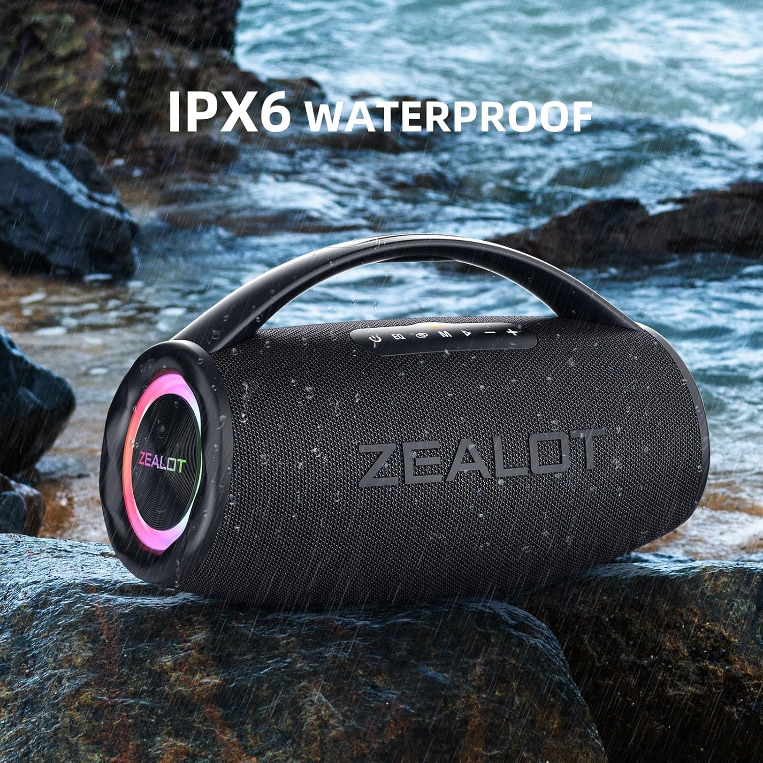 ZEALOT Bluetooth Speaker, 90W Portable Speaker Loud with Booming